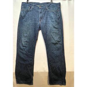 Levi's jeans mens 41 x 32 514 straight blue